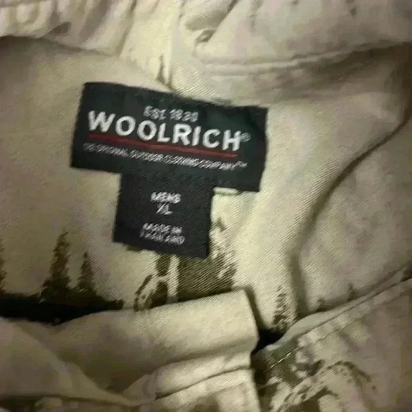 Woolrich Olive Ombré Moose Stripe shirt - Picture 2 of 4